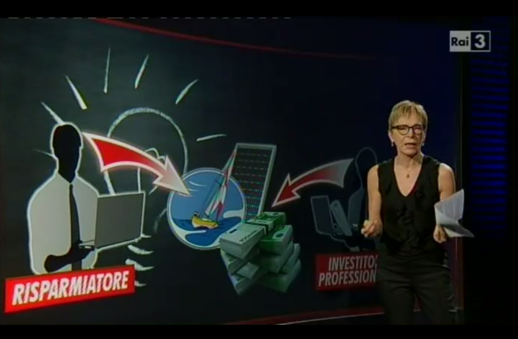 Report, Gabanelli critica reggolamento Consob su Equity Crowdfunding