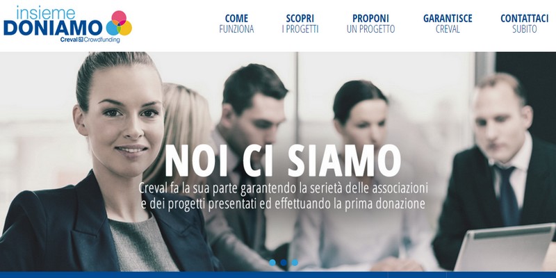 Creval donation crowdfunding