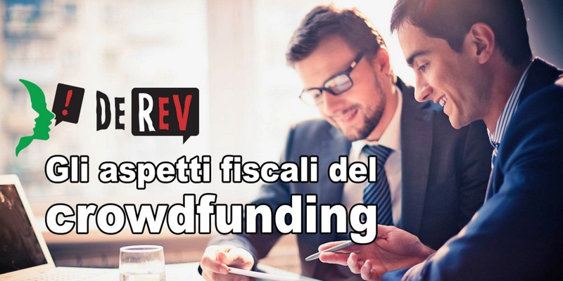 Aspetti fiscali donation crowdfunding DeRev