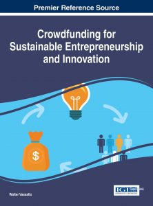 Copertina libro Crowdfunding for sustainable Entrepreneurship and inno