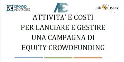 Report Crowd Advisors attività costi per campagne equity crowdfunding