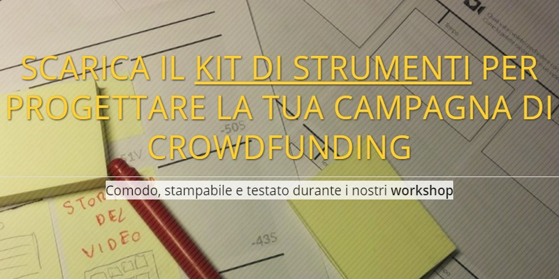 Kit per pianificare campagna di crowdfunding