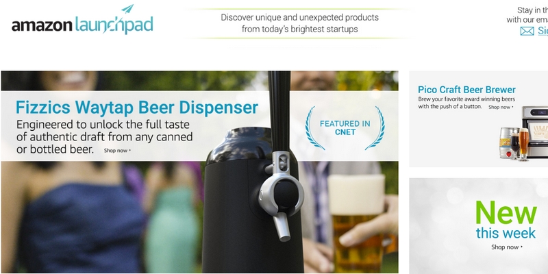 Amazon Launchpad oltre gli USA per prodotti finanziati con corwdfunding