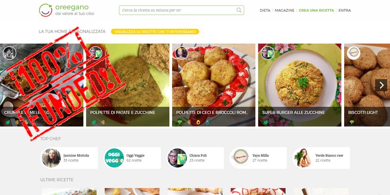 Oreegano raccoglie 130k con equity crowdfunding su Crowdfundme