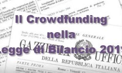 Legge di bilancio 2019 e crowdfunding