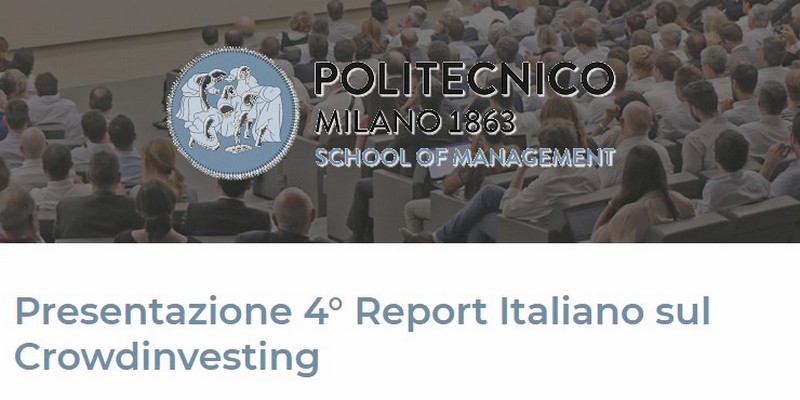 Presentazione 4 report crowdinvesting politecnico di Milano
