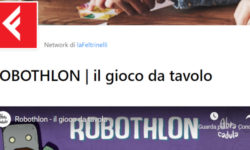 Robothlon gioco da tavolo in disribuzione dopo crowdfunding