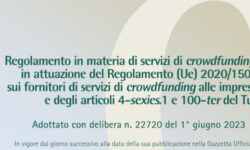 Consob rilascia regolamento attuativo per autorizzazione europea crowdfunding