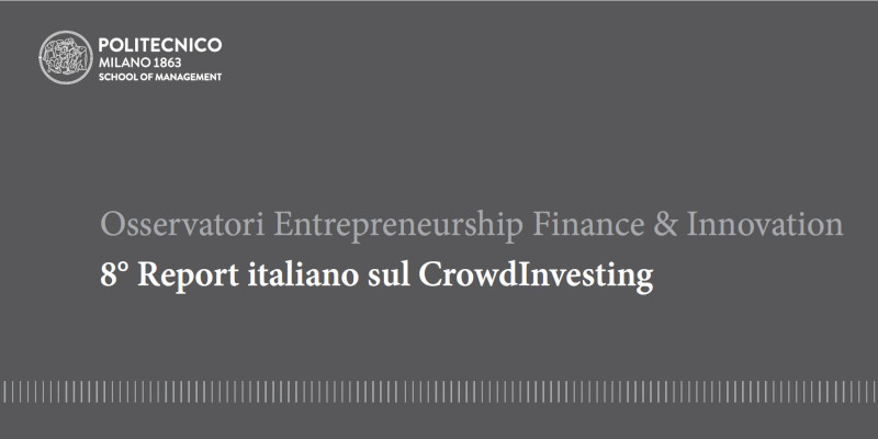 Presentato ottavo report crowdinvesting